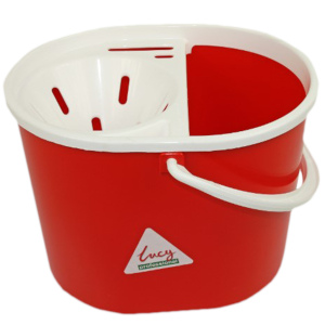 Mop Strainer Bucket Plastic Red